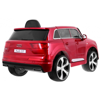 Audi Q7 Lift na akumulator dla dzieci Lakier Czerwony + Pilot + Wolny Start + EVA + MP3 LED